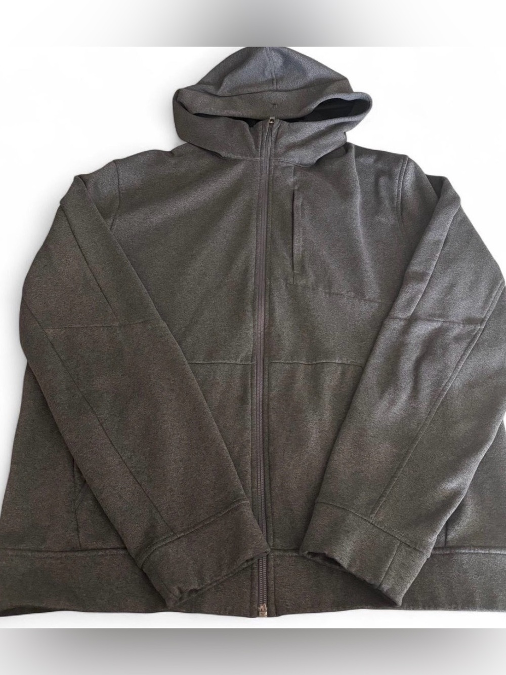 Lululemon men’s city sweat zip gray hoodie size large jacket